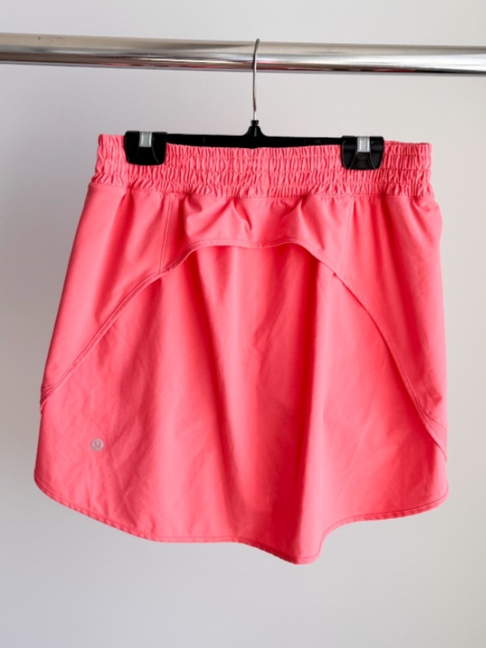 Lululemon Hotty Hot High-Rise Skirt Long Raspberry Cream Skort 4" -AS IS